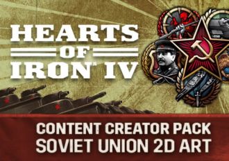 Hearts of Iron IV: Content Creator Pack - Soviet Union 2D DLC EN/DE/FR/PL/PT/RU/ES Global Steam Digital Key
