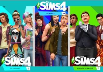 The Sims 4: City Living + Vampires + Vintage Glamour Stuff - Bundle DLC United States Xbox One/Series Digital Key