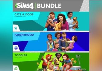 The Sims 4: Cats and Dogs + Parenthood + Toddler Stuff - Bundle DLC EN EU Xbox One/Series Digital Key