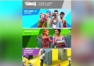 The Sims 4 - Clean & Cozy Starter Bundle EN/DE/FR/IT/PL/PT/ZH/ES Global EA App Digital Key