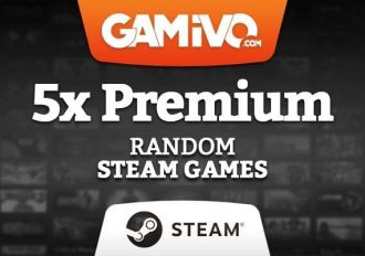 GAMIVO 5x Premium Random Steam Games Global Steam Digital Key