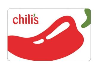 Chilis Gift Card USD US $50 Prepaid Digital Key