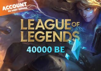 League of Legends - Account EU WEST 40000 Blue Essence Edition EN EU WEST Official website Digital Key