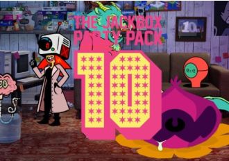 The Jackbox Party Pack 10 EN/DE/FR/IT/ES/MX EU Steam Digital Key