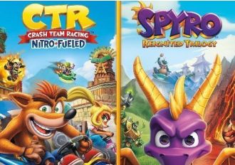 Crash Team Racing Nitro-Fueled + Spyro Game - Bundle EN/DE/FR/IT/PL/ES EU Xbox One/Series Digital Key