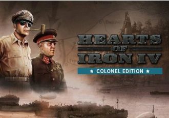 Hearts of Iron IV Colonel Edition EN/DE/FR/PL/JA/PT/RU/ES Global Steam Digital Key