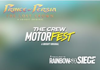 Prince of Persia: The Lost Crown / Rainbow Six: Siege / The Crew: Motorfest EN Global Ubisoft Connect Digital Key