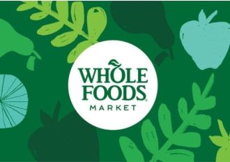 Whole Foods Market Gift Card USD US $20 Food Digital Key