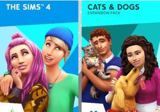 The Sims 4 + Cats and Dogs - Bundle EN/DE/FR/IT/PL/PT/ZH/ES Global EA App Digital Key