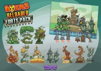 Worms Reloaded - Forts Pack DLC EN/DE/FR/IT/ES Global Steam Digital Key