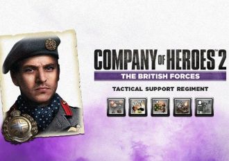 Company of Heroes 2: British Commander - Tactical Support Regiment DLC EN/DE/FR/IT/PL/CS/RU/ES Global Steam Digital Key