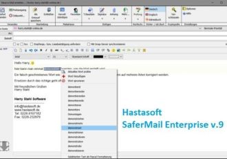 Hastasoft SaferMail Enterprise v.9 GER DE Global Software License Digital Key