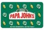 Papa Johns Gift Card USD US $25 Food Digital Key