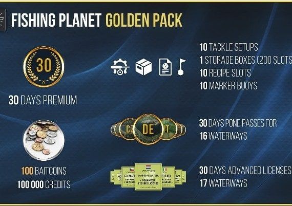 Fishing Planet - Golden Starter Pack DLC EN EU Xbox One/Series/Windows Digital Key