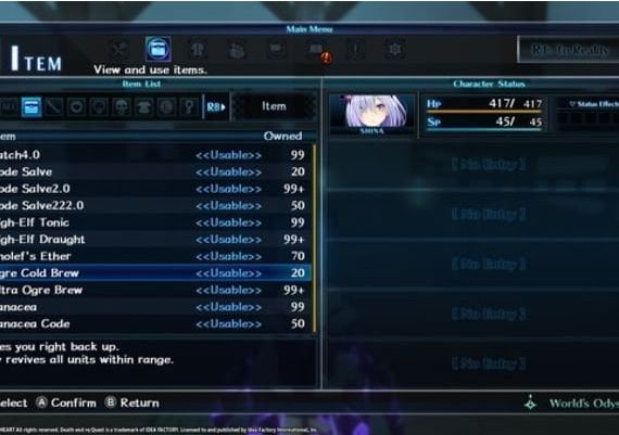 Death end re;Quest - Healing Item Set DLC EN/JA/ZH Global Steam Digital Key