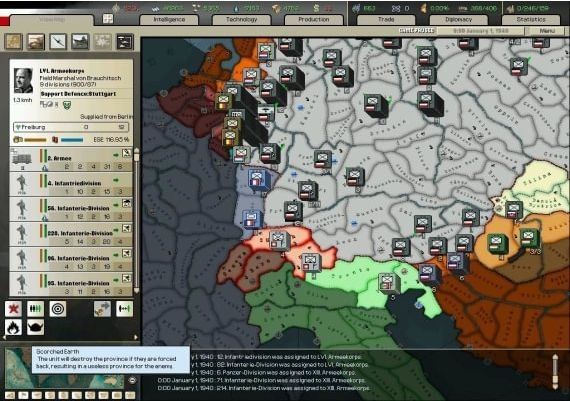 Arsenal of Democracy: A Hearts of Iron Game EN Global Steam Digital Key