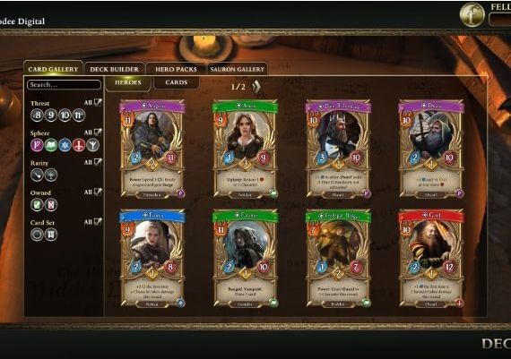 The Lord of the Rings: Adventure Card Game Definitive Edition EN/DE/FR/IT/ZH/ES Global Steam Digital Key