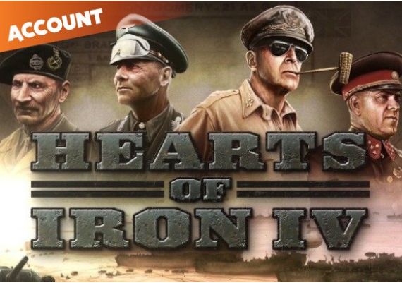Hearts of Iron IV - Steam Account EN/DE/FR/PL/JA/PT/RU/ES Global Steam Digital Key