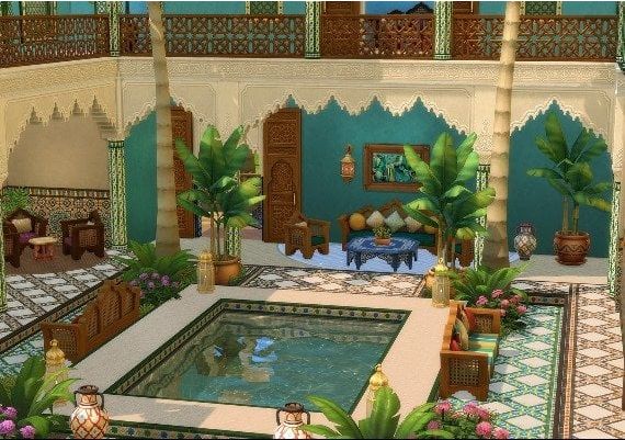 The Sims 4: Courtyard Oasis Kit DLC EN EU Xbox One/Series Digital Key