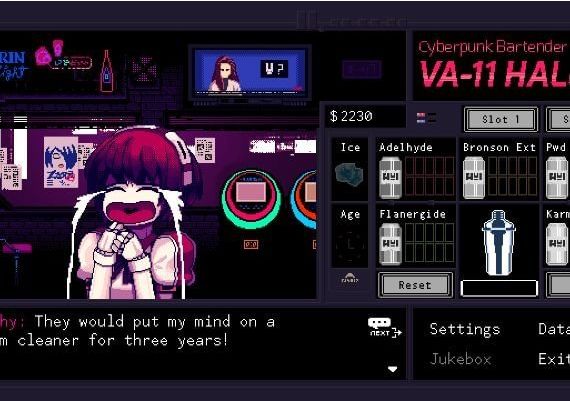 VA-11 Hall-A Cyberpunk Bartender Action EN/JA/ZH Global Steam Digital Key