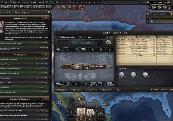 Hearts of Iron IV: Man the Guns DLC EN/DE/FR/PL/PT/RU/ES RU/CIS Steam Digital Key