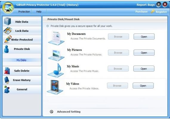 Gilisoft Privacy Protector EN Global Software License Digital Key