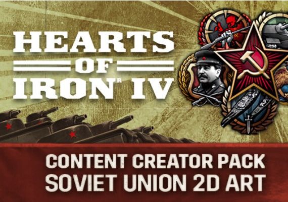 Hearts of Iron IV: Content Creator Pack - Soviet Union 2D DLC EN/DE/FR/PL/PT/RU/ES Global Steam Digital Key
