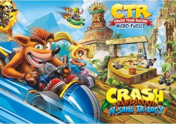 Crash Bandicoot Bundle - N. Sane Trilogy + CTR Nitro-Fueled EN EU Xbox One/Series Digital Key