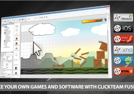 HTML5 Exporter for Clickteam Fusion 2.5 EN/FR Global Steam Digital Key