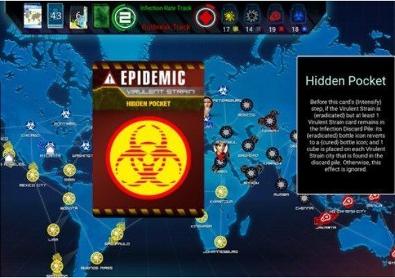 Pandemic: On the Brink - Virulent Strain DLC Global Steam Digital Key
