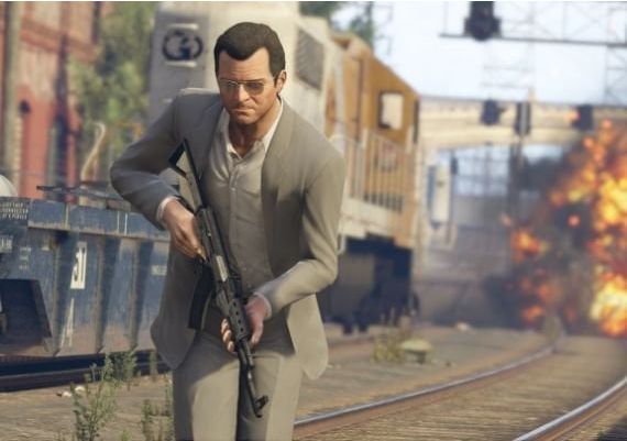 Grand Theft Auto V and Whale Shark Card - Bundle Premium Online Edition EU Rockstar Digital Key