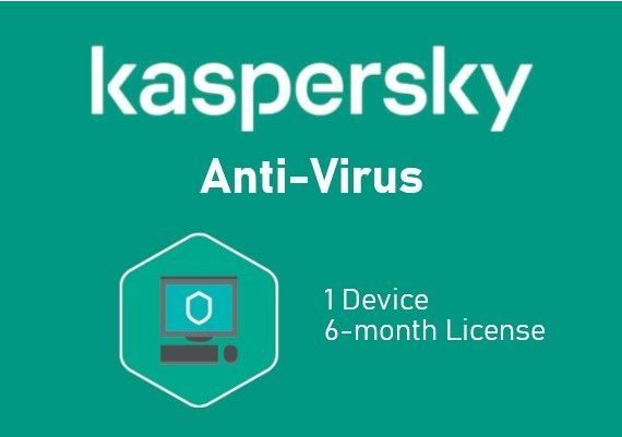 Kaspersky Antivirus 6 Months 1 Dev EN/DE/FR/IT/JA/ES Global Software License Digital Key