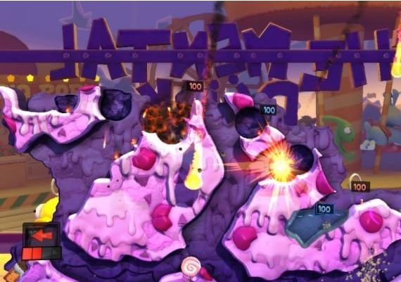 Worms Revolution - Funfair Pack DLC EN/DE/FR/IT/PL/RU/ES EU Steam Digital Key