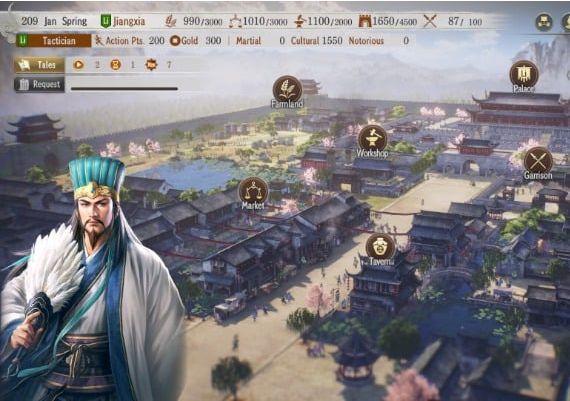 Romance of the Three Kingdoms 8 - Remake Deluxe Edition EN/JA/KO/ZH/ZH EU Steam Digital Key