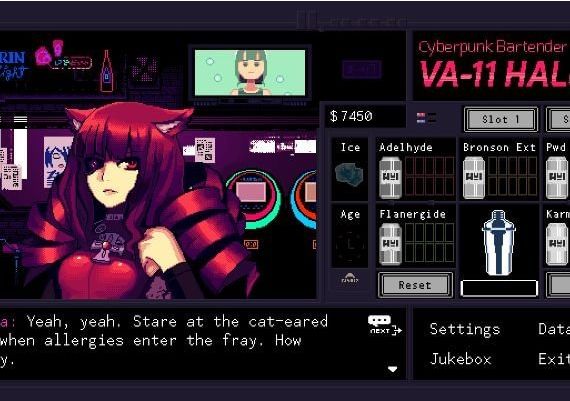 VA-11 Hall-A Cyberpunk Bartender Action EN/JA/ZH Global Steam Digital Key