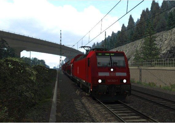 Train Simulator: West Rhine: Köln - Koblenz Route DLC EN/DE/FR Global Steam Digital Key