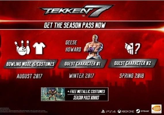 Tekken 7 - Season Pass 1 DLC Argentina Xbox One/Series Digital Key