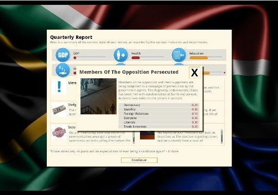 Democracy 3: Africa EN/DE/FR Global Steam Digital Key