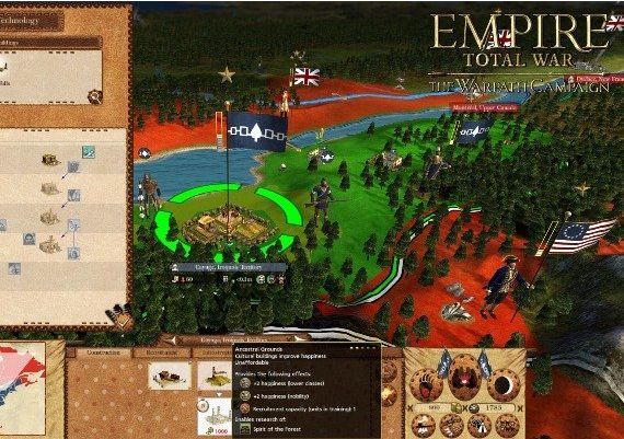 Empire: Total War - The Warpath Campaign DLC EU Steam Digital Key