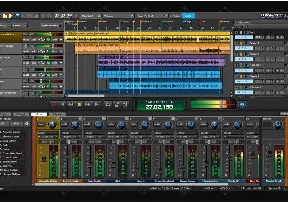 Mixcraft 8 Home Studio EN Global Software License Digital Key