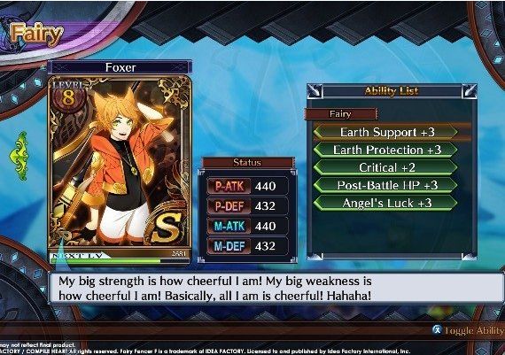 Fairy Fencer F ADF Fairy Set 3: Lars and Foxer DLC EN/JA/ZH Global Steam Digital Key