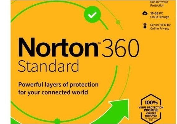 Norton 360 Standard 1 Year 1 Dev EN EU Software License Digital Key