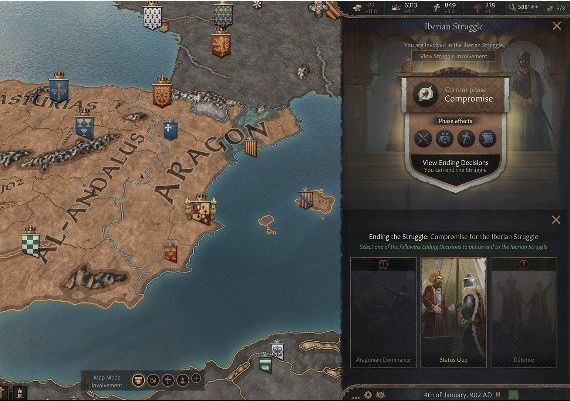 Crusader Kings III: Fate of Iberia DLC EN/DE/FR/KO/RU/ZH/ES EU Steam Digital Key