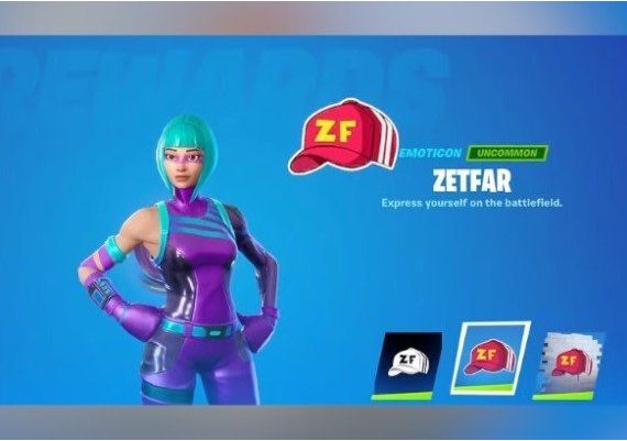 Fortnite - Creator Showcase: Zetfar Cosmetics DLC EN Global Epic Games Digital Key