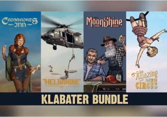The Amazing American Circus + Moonshine Inc + Heliborne + Crossroads Inn - Klabater Bundle EN Colombia Xbox One/Series Digital Key