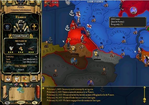 For The Glory: A Europa Universalis Game EN Global Steam Digital Key