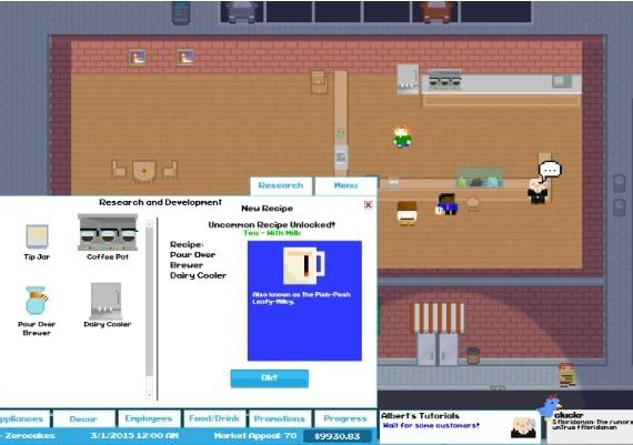 Beans: The Coffee Shop Simulator EN Global Steam Digital Key