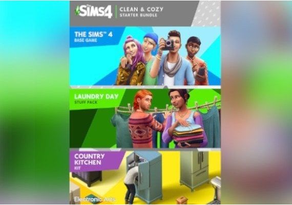 The Sims 4 - Clean & Cozy Starter Bundle EN/DE/FR/IT/PL/PT/ZH/ES Global EA App Digital Key