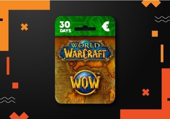 WoW World of Warcraft 30 Days Time Card EU Battle.net Digital Key
