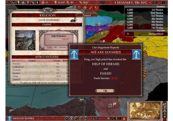 Europa Universalis: Rome Gold Edition EN Global Steam Digital Key